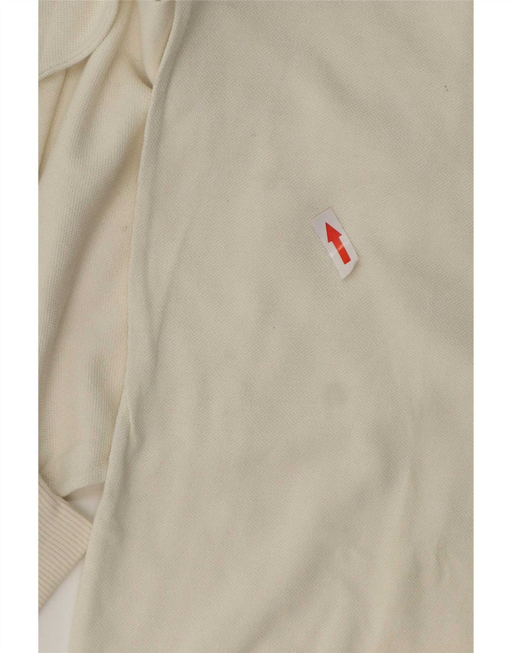 Trussardi Langærmet Polo Shirt til mænd Large White