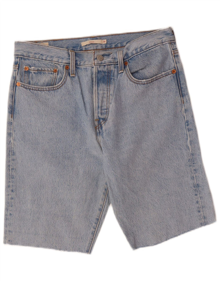 LEVI'S Wedgie denimshorts til kvinder W30 mellemblå bomuld