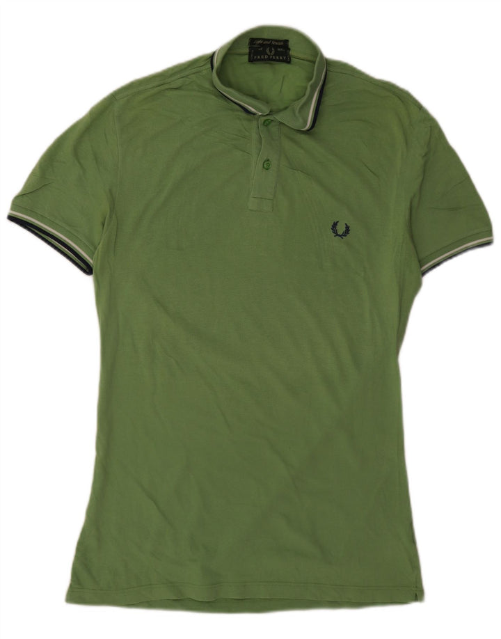 Fred Perry herre poloshirt mellemgrøn bomuld