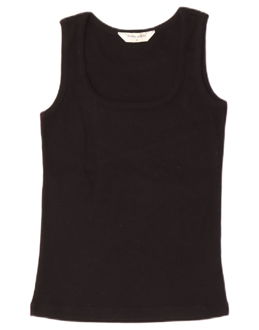 Dorothy Perkins Damevest Top UK 10 Small Black Bomuld