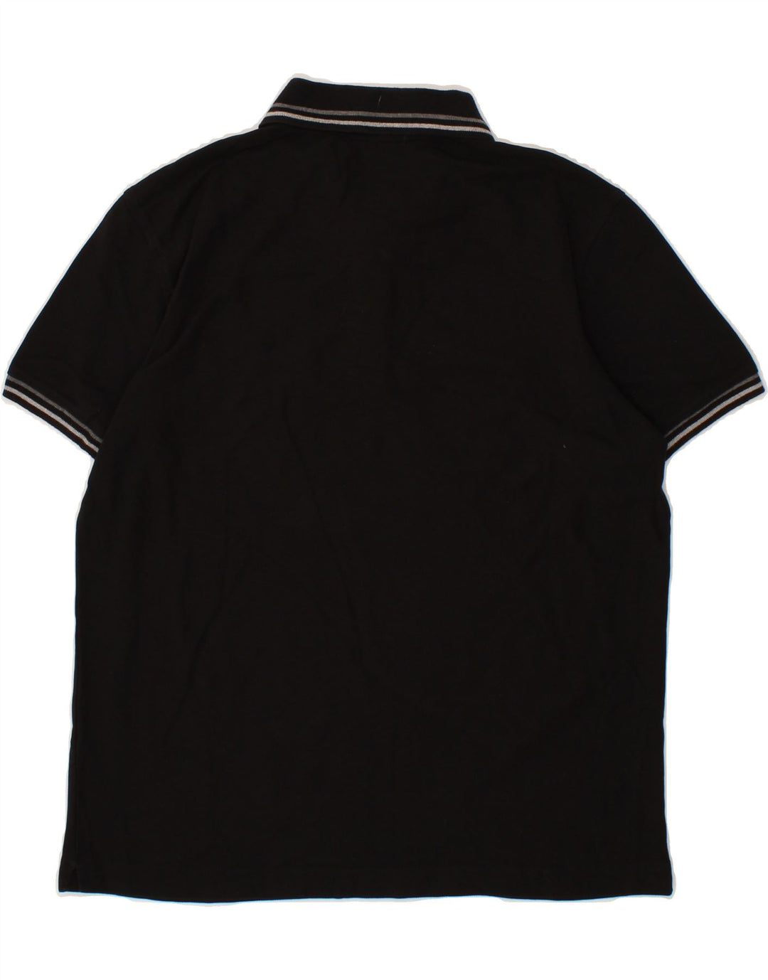 LOTTO Mens Polo Shirt Medium Black Cotton Vintage Lotto and Second-Hand Lotto from Messina Hembry 