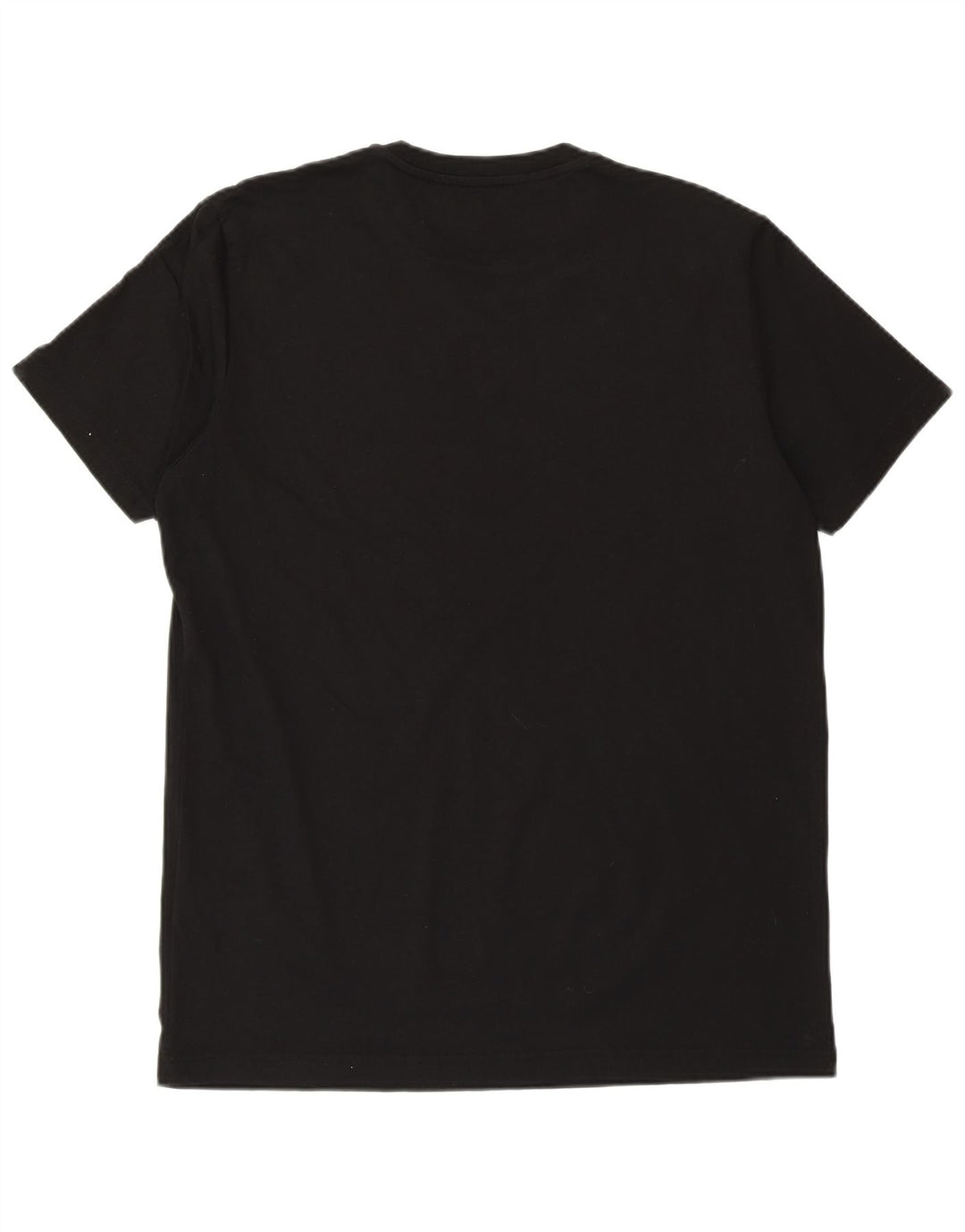 DIESEL Herre Grafisk T-Shirt Top Stor Sort Bomuld