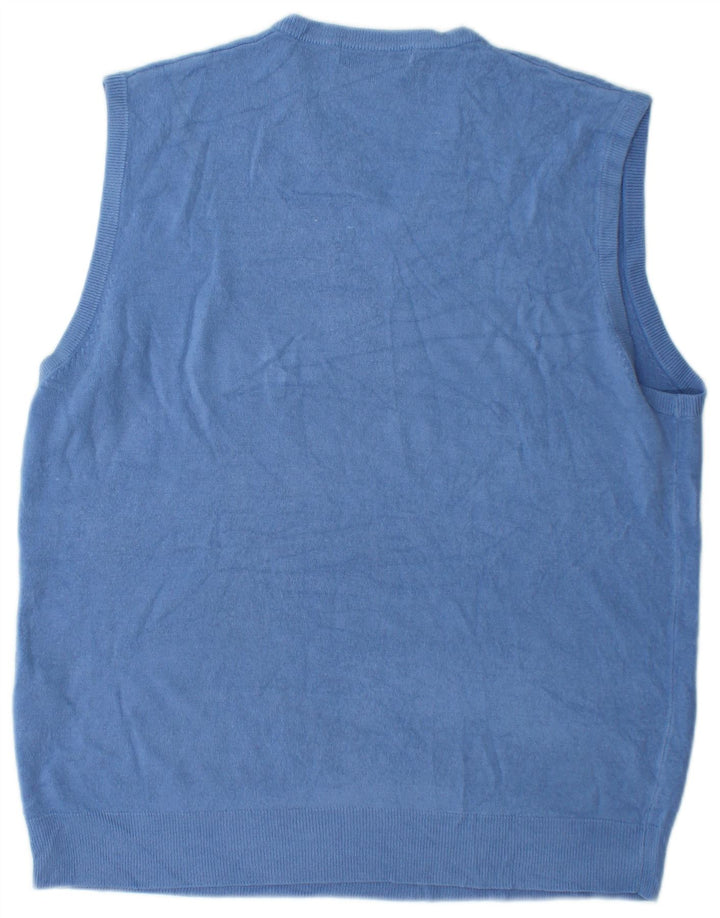 Marks & Spencer Herrevest Tank Top XL Blå Akryl