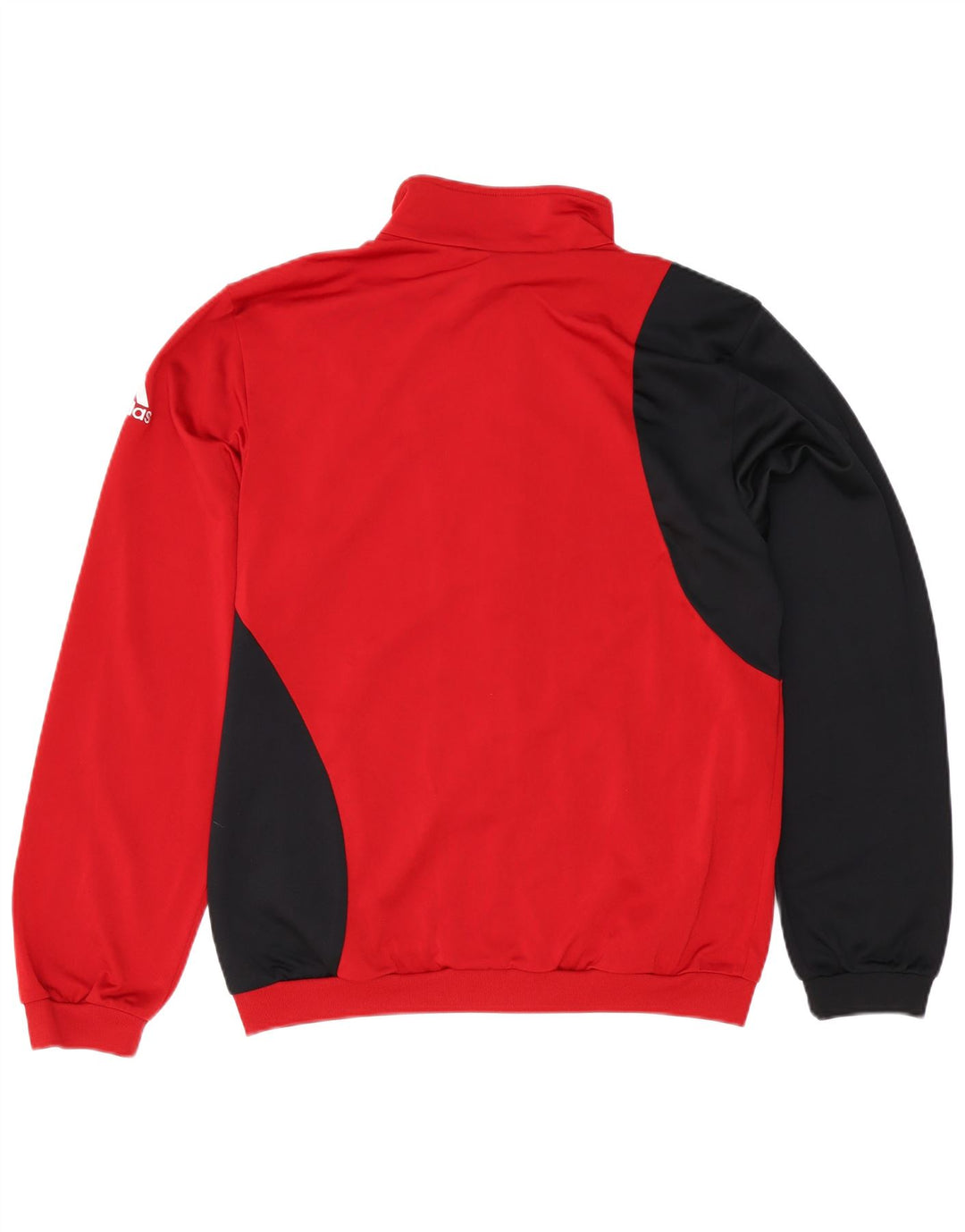 Adidas Træningsdragt til mænd Topjakke UK 40/42 Medium Rød Colourblock Polyester