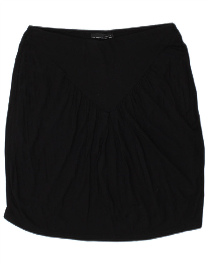 Zara lige nederdel til kvinder Large W30 Sort