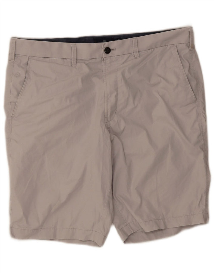 Marks & Spencer Herre Blue Harbor Chino Shorts W36 Large Grå Bomuld