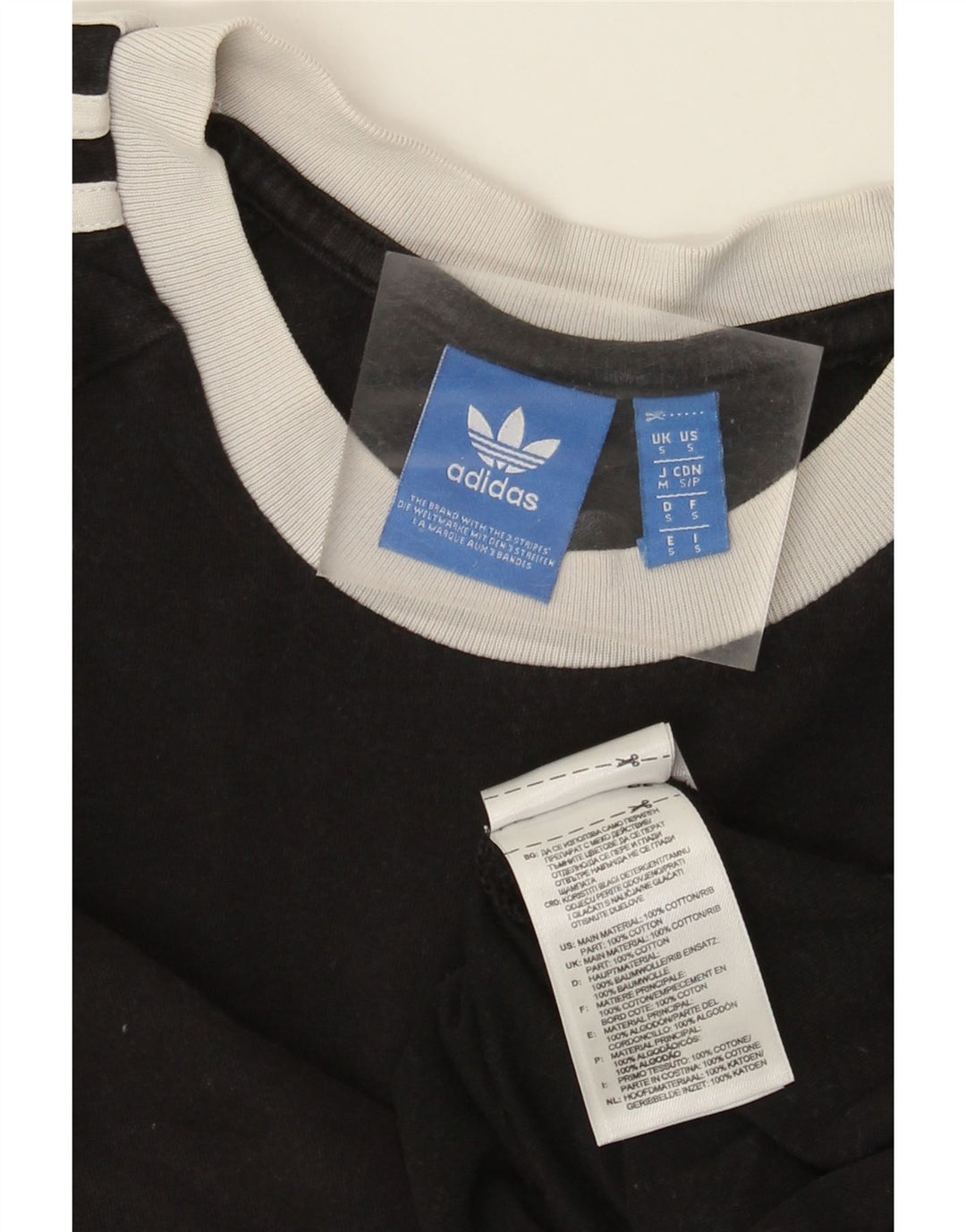 Adidas Herre grafisk T-shirt top lille sort bomuld
