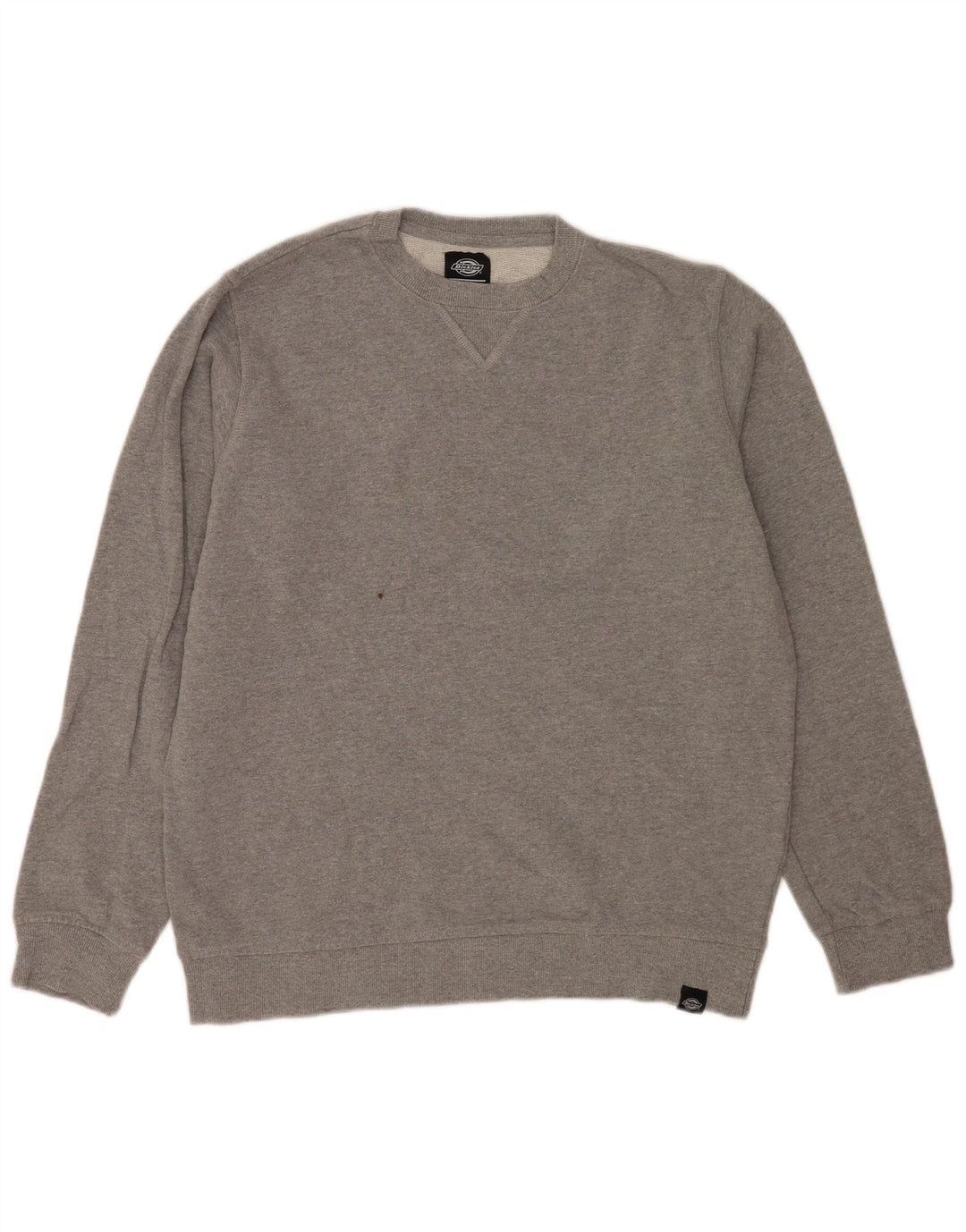 Dickies Herre Sweatshirt Jumper Stor Grå Bomuld