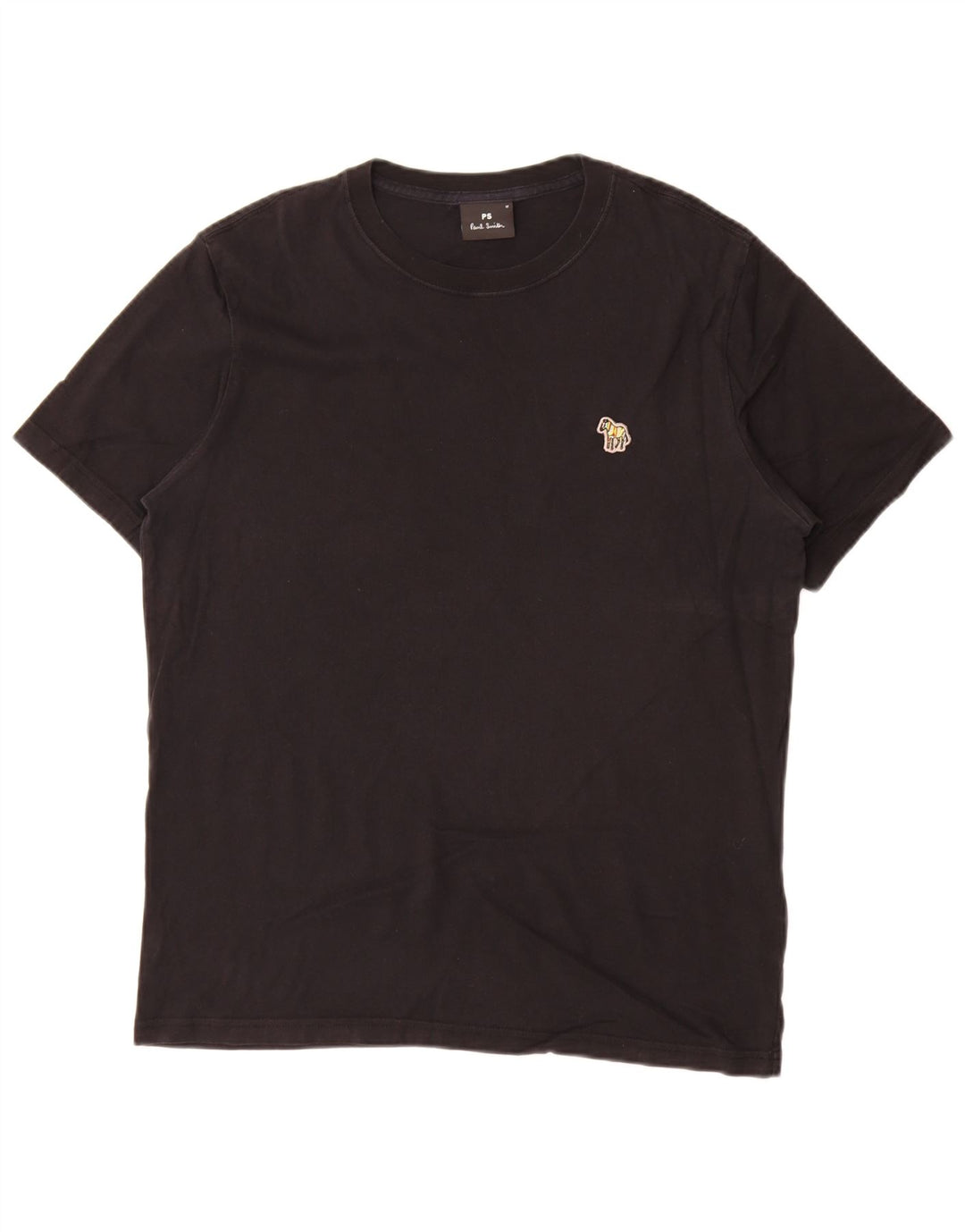 Paul Smith Herre T-Shirt Top Medium Sort Bomuld