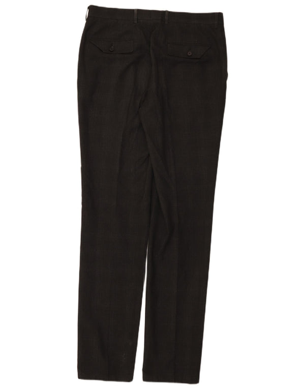 Marks & Spencer Herre Super Slim Fit Suit Bukser W32 L33 Grå ternet
