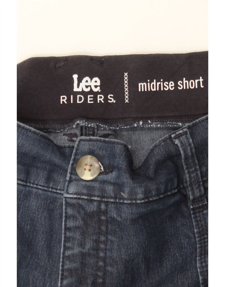 LEE Womens Mid Rise Denim Shorts US 12 Large W34 Blue Cotton Vintage Lee and Second-Hand Lee from Messina Hembry 