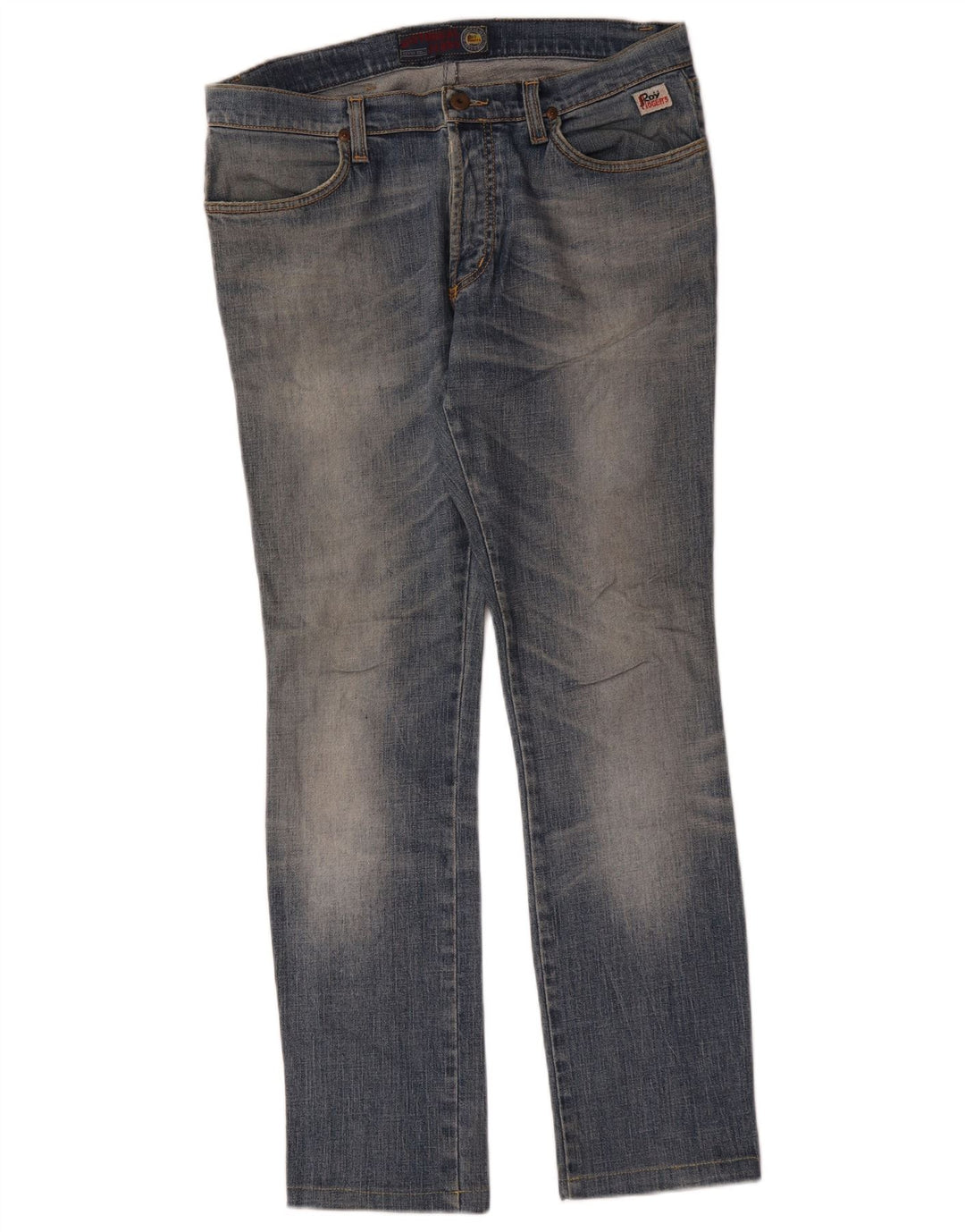 Roy Rogers Dame Slim Jeans W34 L30 Blå Bomuld