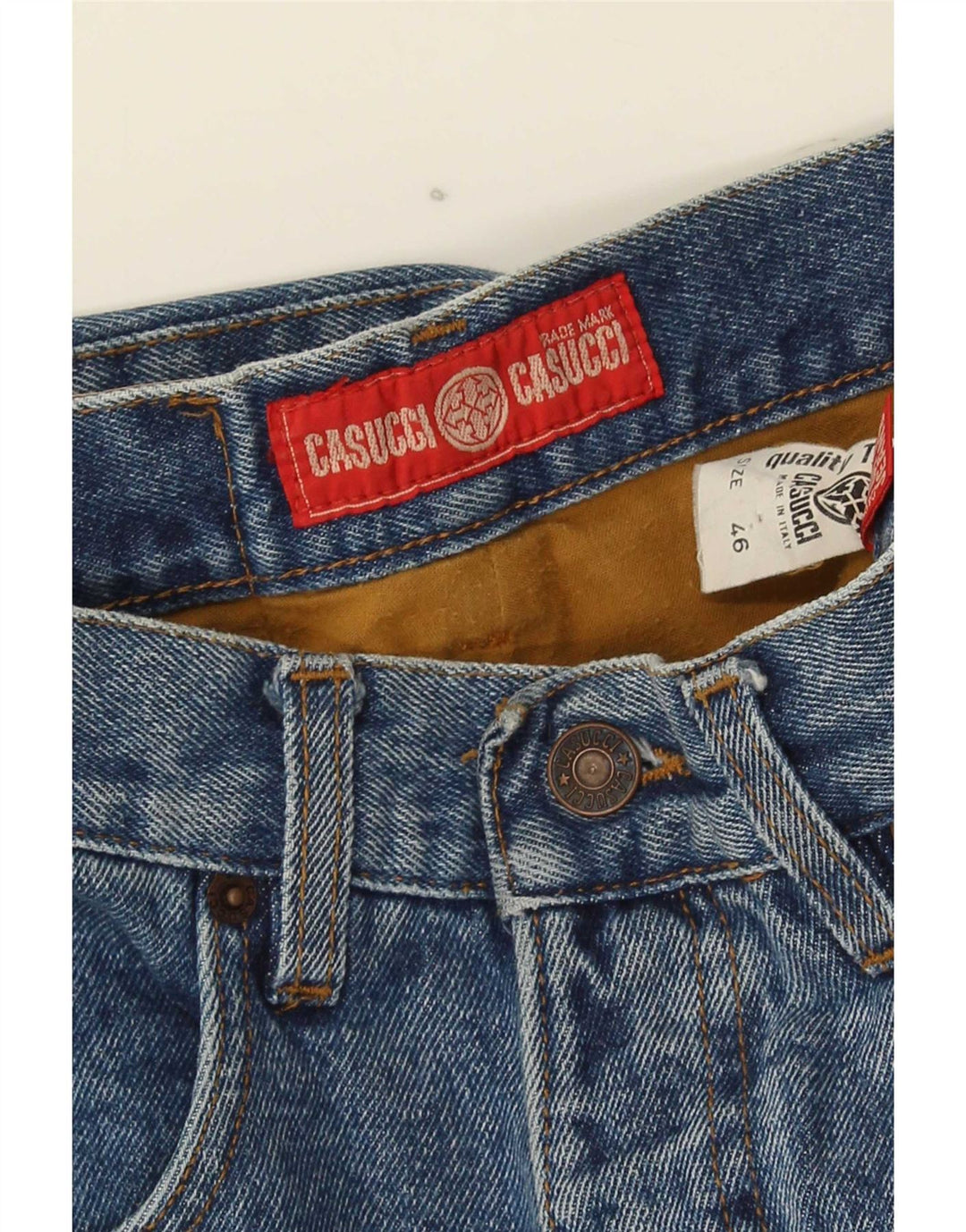 Casucci koniske jeans til kvinder W26 L31 blå bomuld