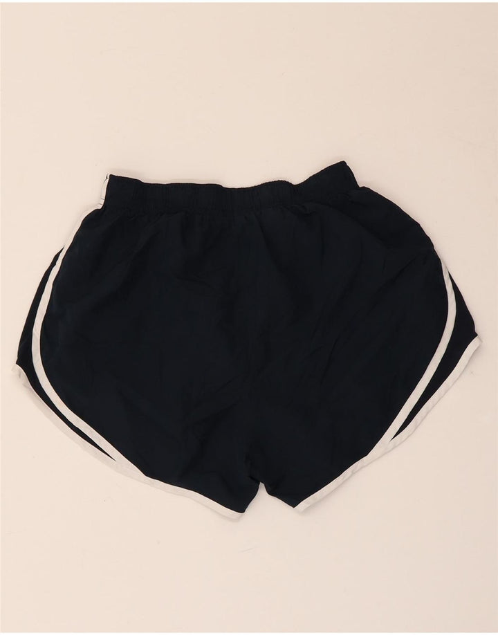 NIKE Dri Fit sportsshorts til kvinder UK 12 Medium Navy Blue