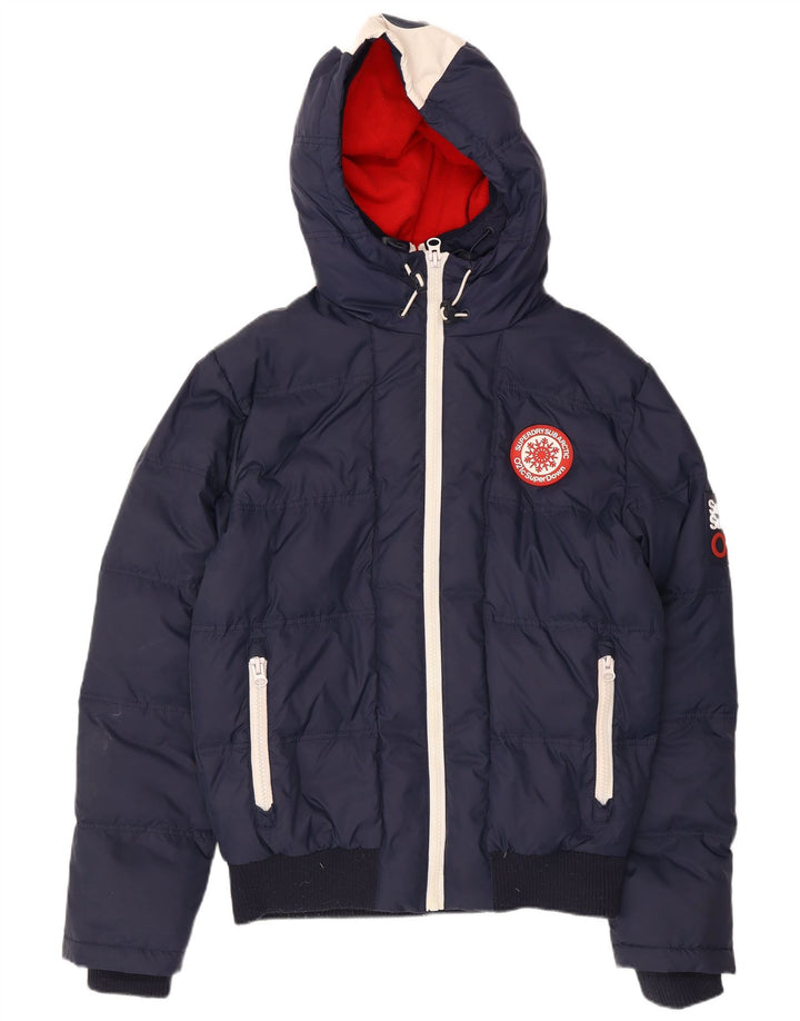 Superdry Herre SubArctic grafisk polstret jakke UK 40 Large Navy Blue