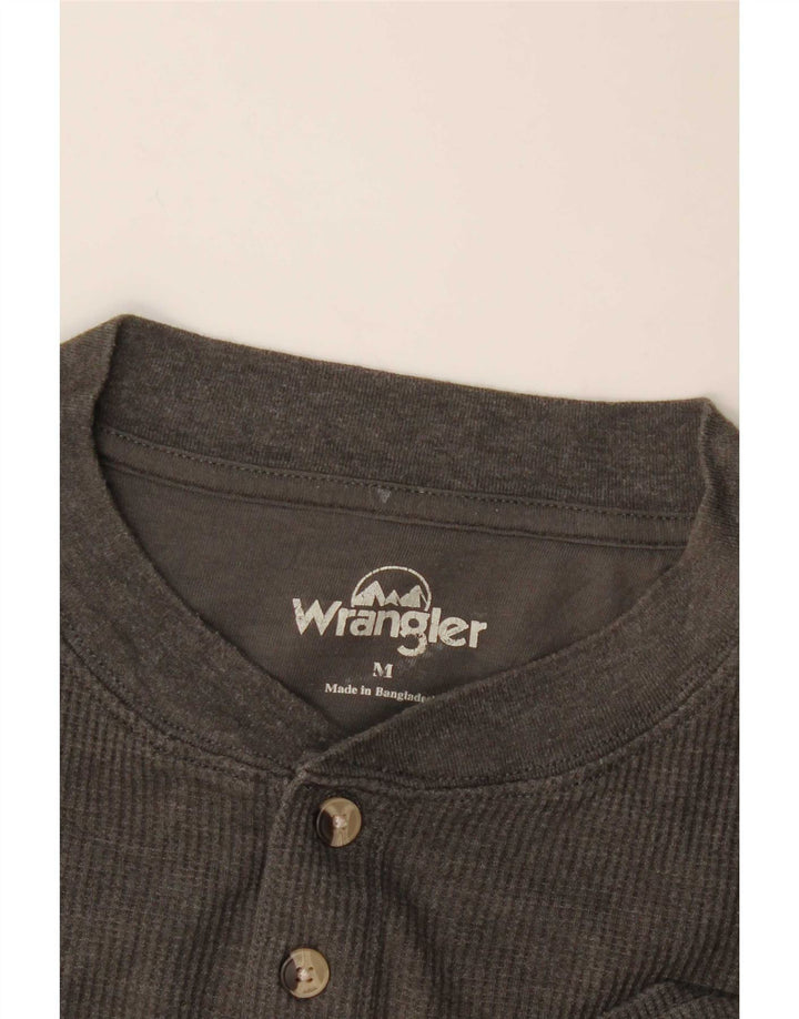 Wrangler Herre Top Langærmet Medium Grå