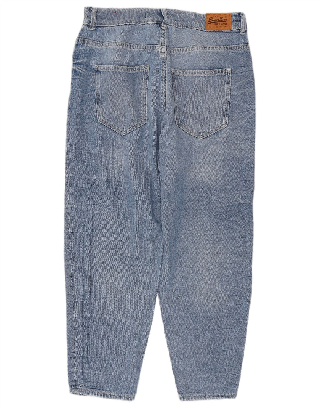 Superdry Ruby Slim Jeans med høj talje til kvinder W30 L24 blå bomuld