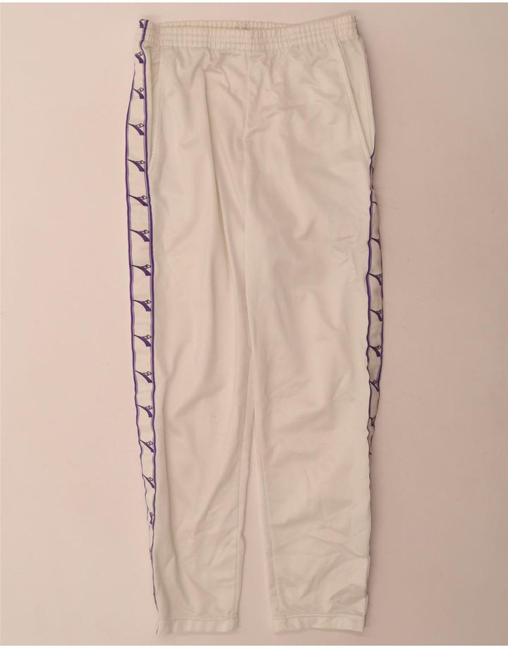 Diadora Womens Grafisk træningsdragt Bukser UK 10 Small White Polyester