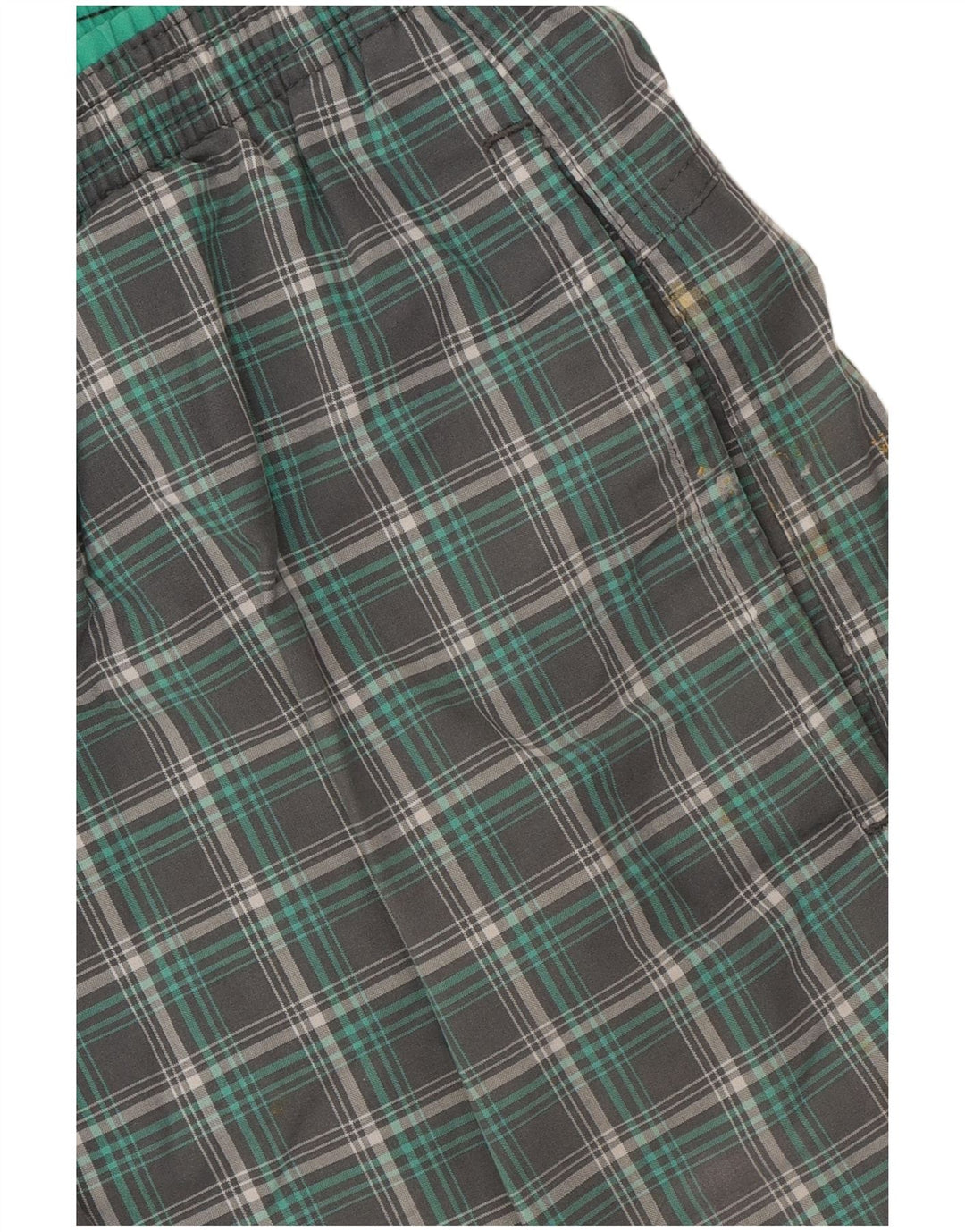 Adidas Badeshorts til mænd mellemgrøn ternet polyester