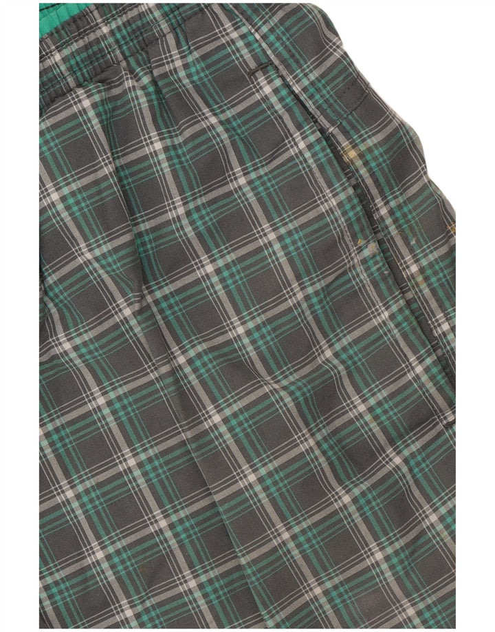 Adidas Badeshorts til mænd mellemgrøn ternet polyester
