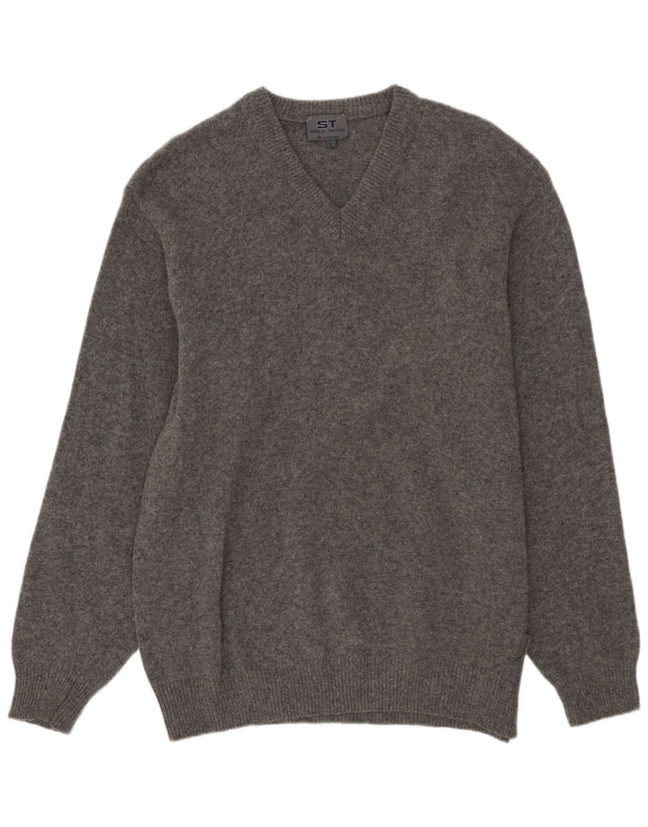 SERGIO TACCHINI Herre V-hals sweater Stor Grå