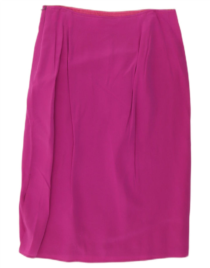 Vintage lige nederdel til kvinder W28 Medium Pink