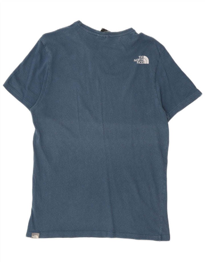The North Face Herre T-Shirt Top Lille Blå Bomuld