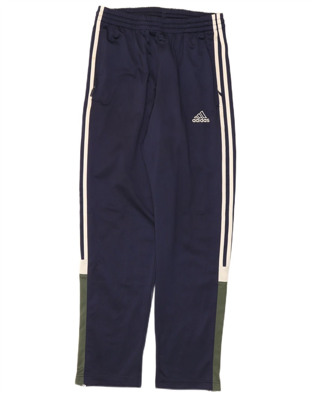 ADIDAS Træningsdragtsbukser til mænd UK 34/36 Small Navy Blue Colourblock