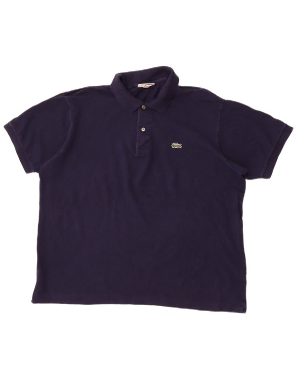 Lacoste Herre Classic Fit Polo Shirt Størrelse 7 2XL Navy Blue