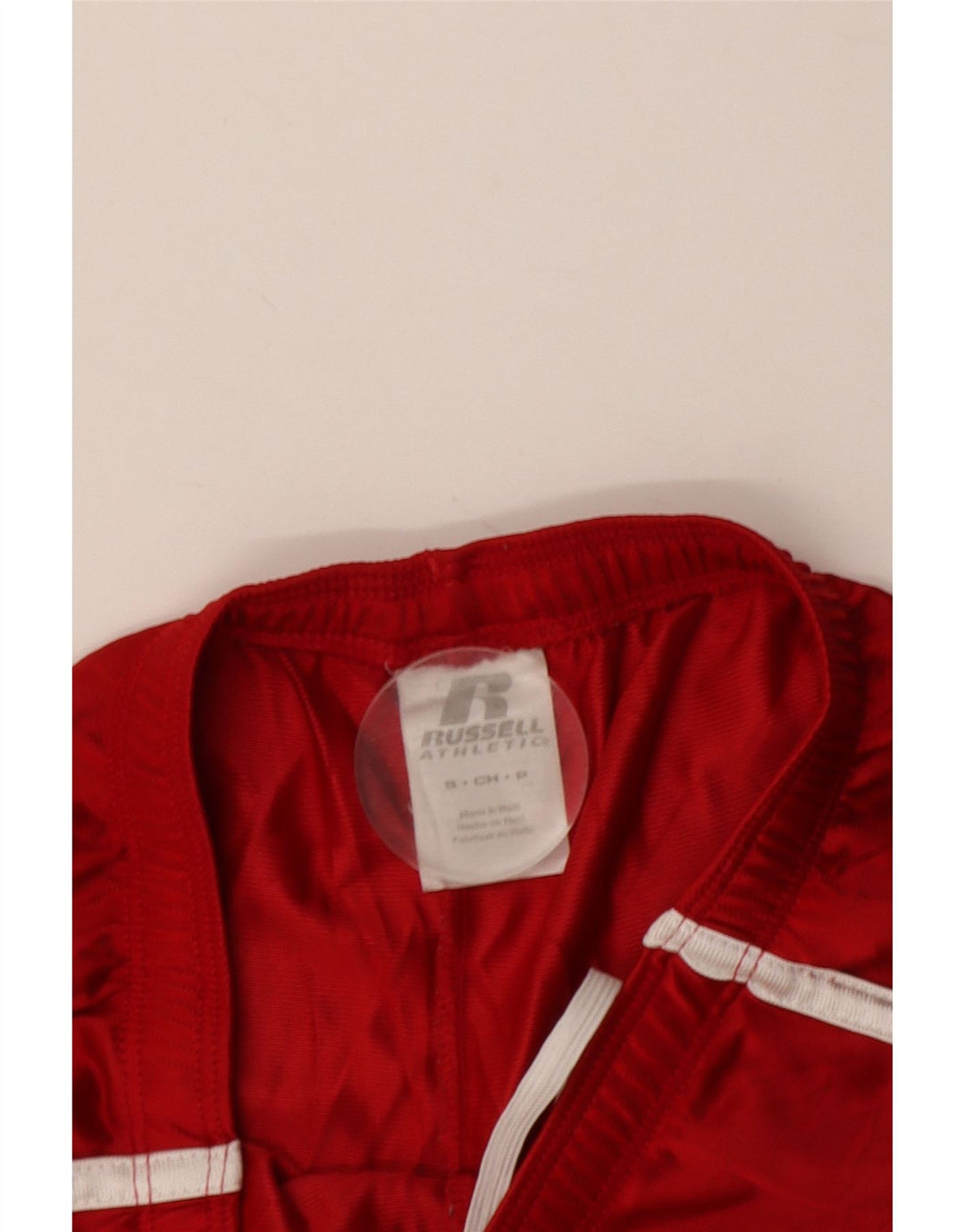 Russell Athletic Womens Sports Shorts UK 10 Small Red Polyester