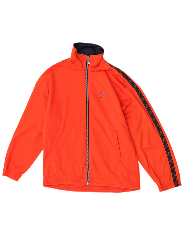 Asics Boys Grafisk træningsdragt Topjakke 15-16 år Orange Polyester