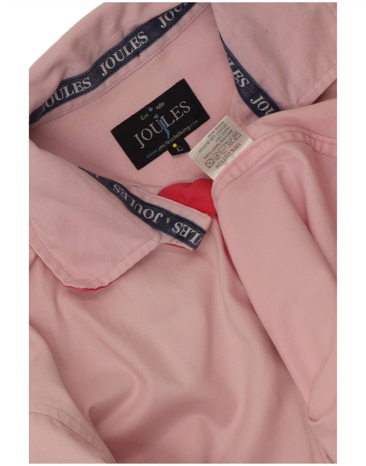 Joules Herre Pullover Shirt Stor Pink Bomuld