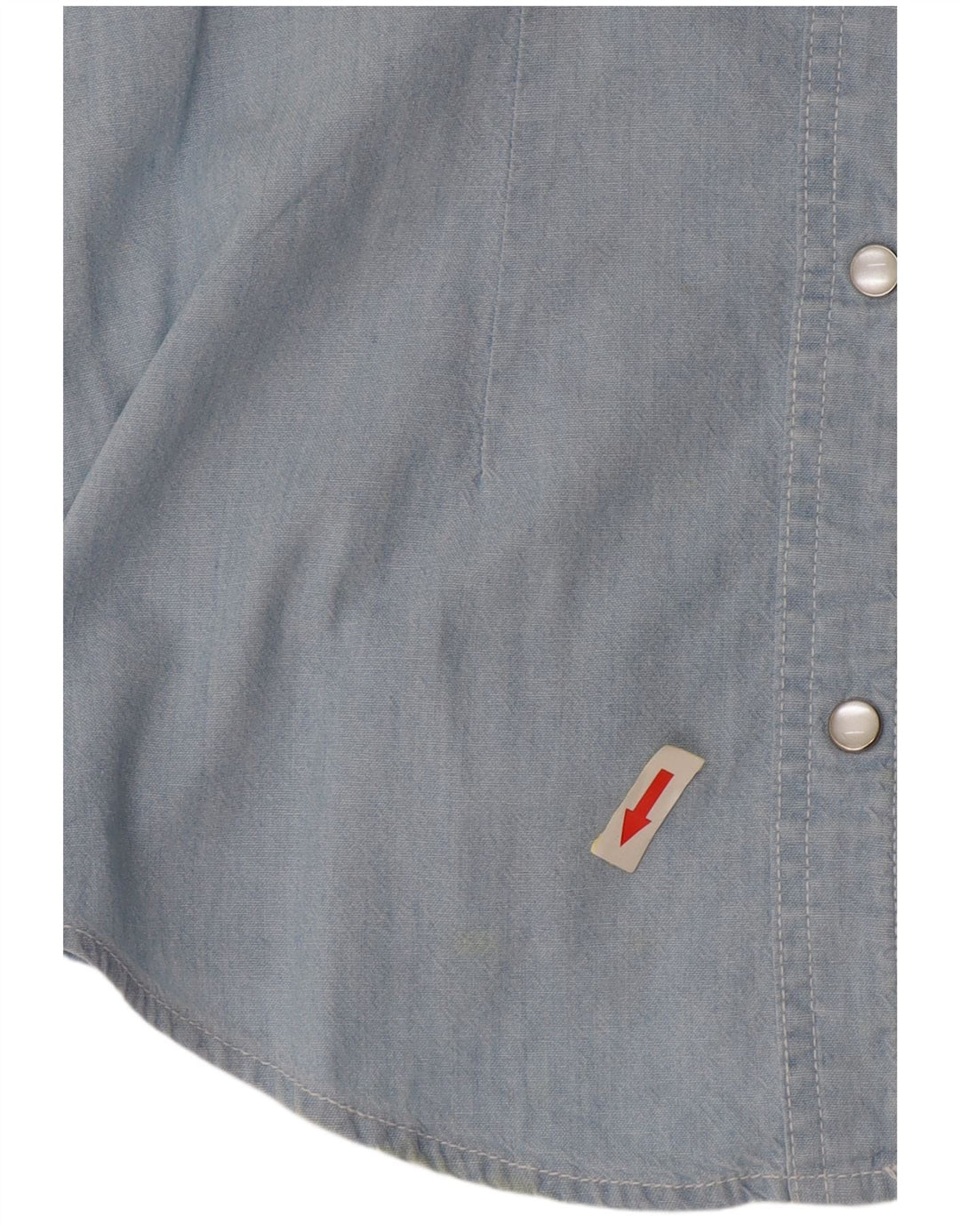 Lee ærmeløs skjorte til kvinder UK 10 Small Blue