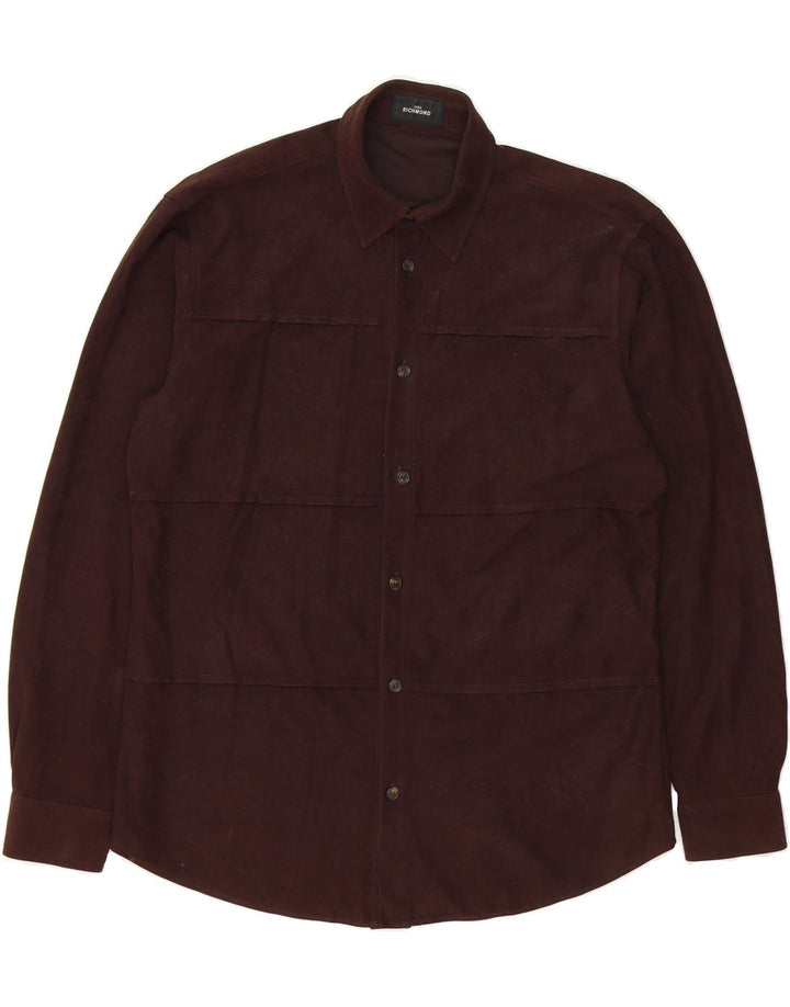 RICHMOND Womens Shirt UK 20 2XL  Brown Vintage Richmond and Second-Hand Richmond from Messina Hembry 