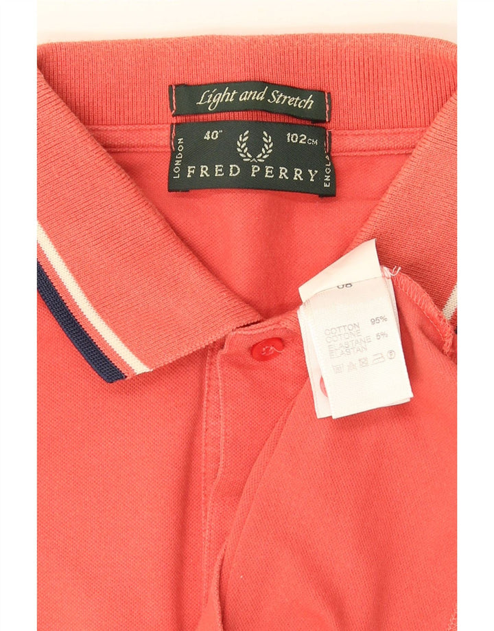 Fred Perry Herre poloshirt Medium Pink Bomuld