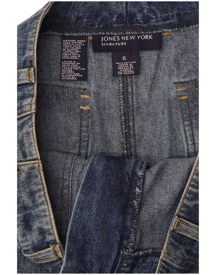JONES NEW YORK Womens Denim Shorts US 6 Medium W32  Blue Cotton