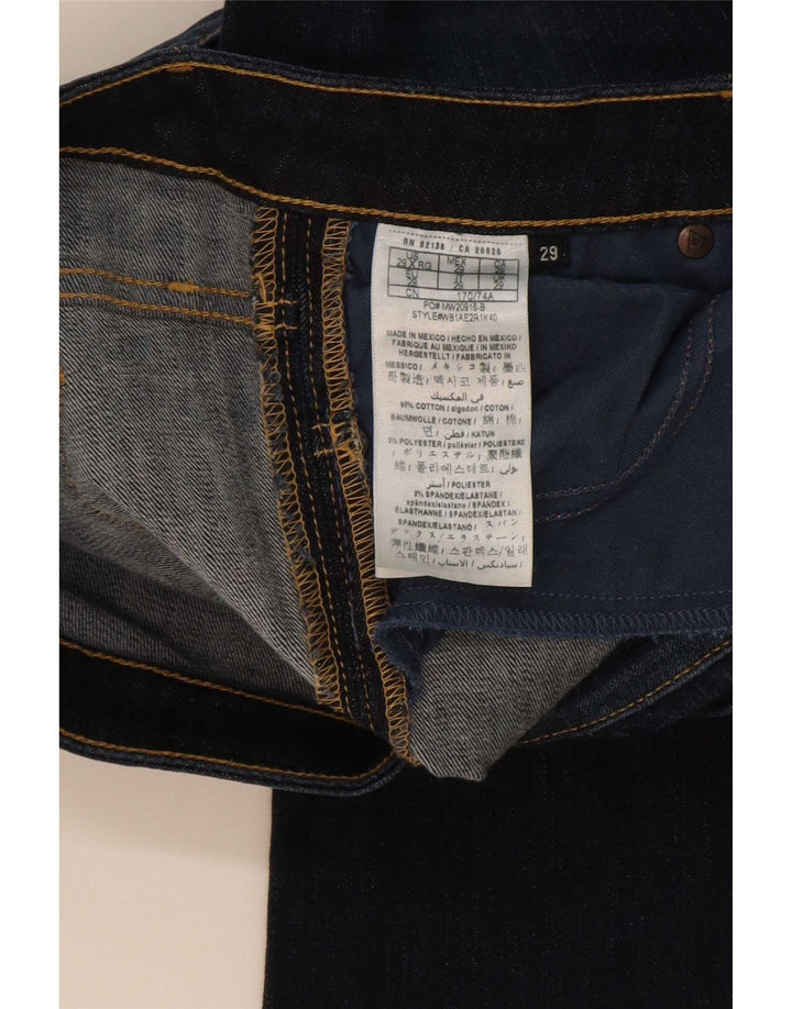 Guess Dame Jeans med lav bootcut W29 L33 Marineblå Bomuld