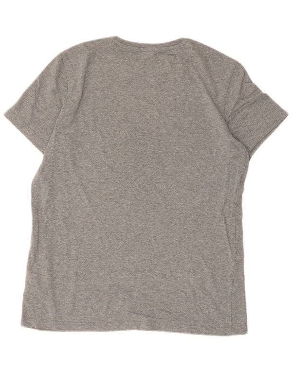 Puma drenge grafisk t-shirt top 15-16 år XL grå flækket bomuld