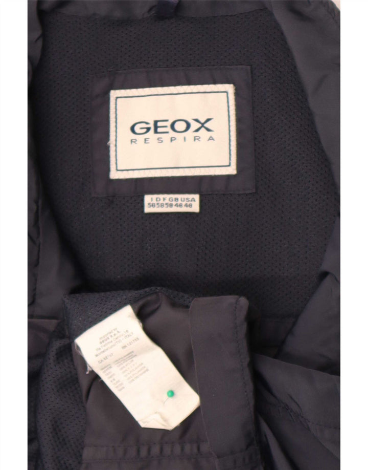 Geox Herre Utility Jacket UK 48 4XL Navy Blue Polyamid