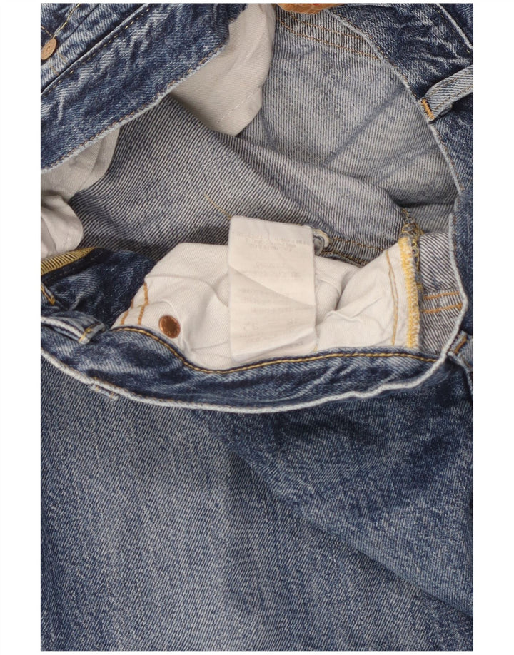 Replay Dame Straight Jeans W28 L32 Blå Bomuld