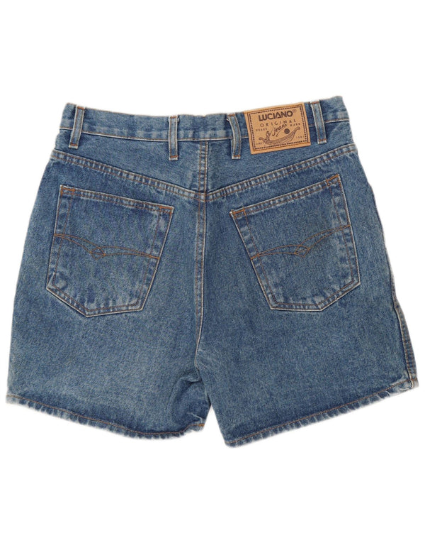 Vintage Dame denim Shorts IT 42 Medium W28 Blå Bomuld
