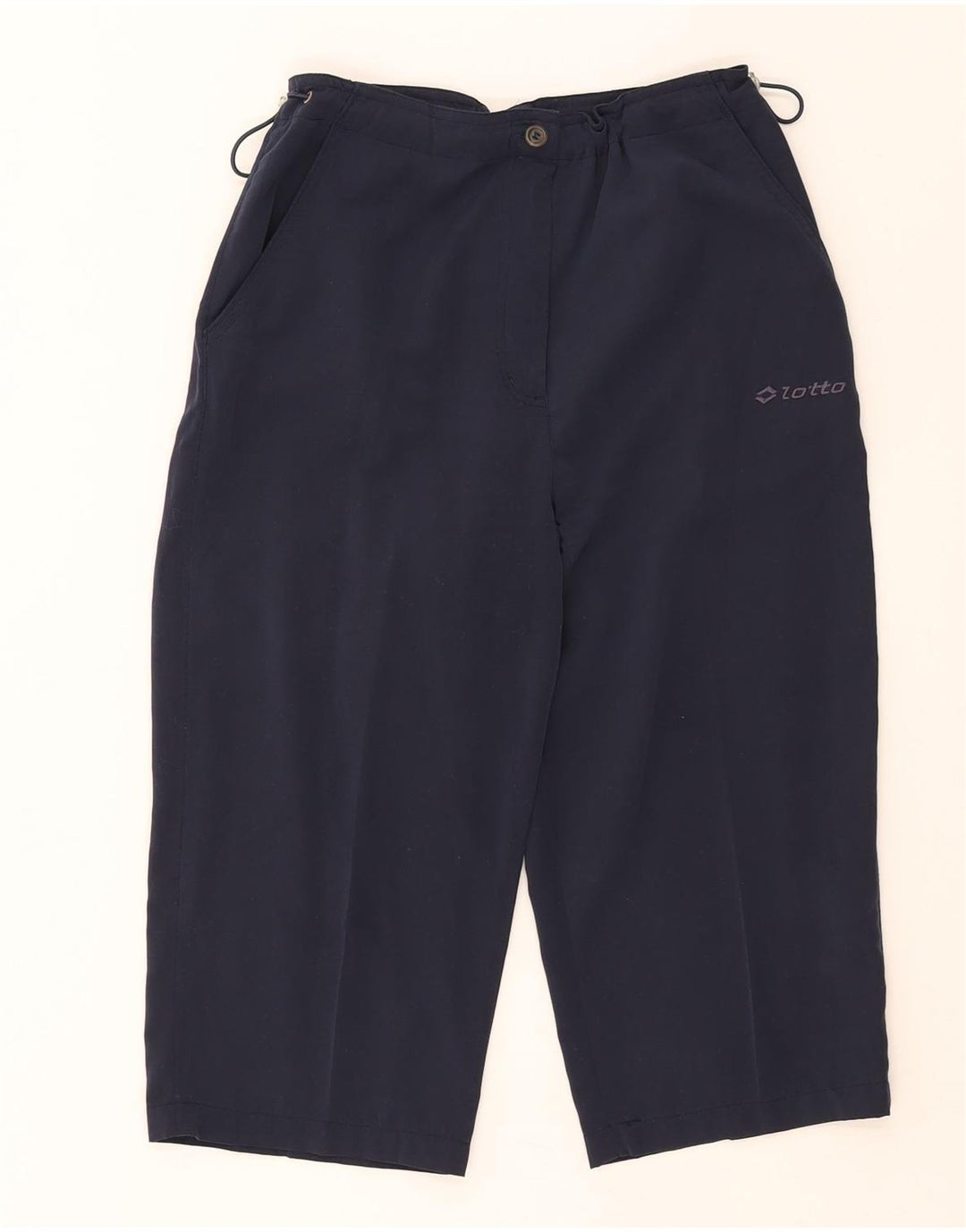 LOTTO Womens Bermuda Shorts UK 12 Medium W32 Navy Blue Polyester Vintage Lotto and Second-Hand Lotto from Messina Hembry 