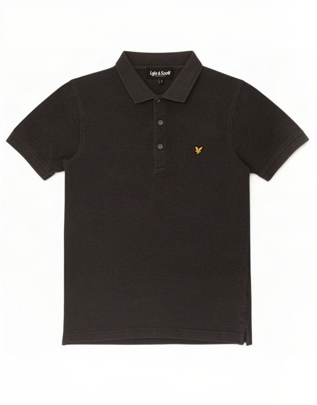 Lyle & Scott herre poloskjorte lille grå bomuld