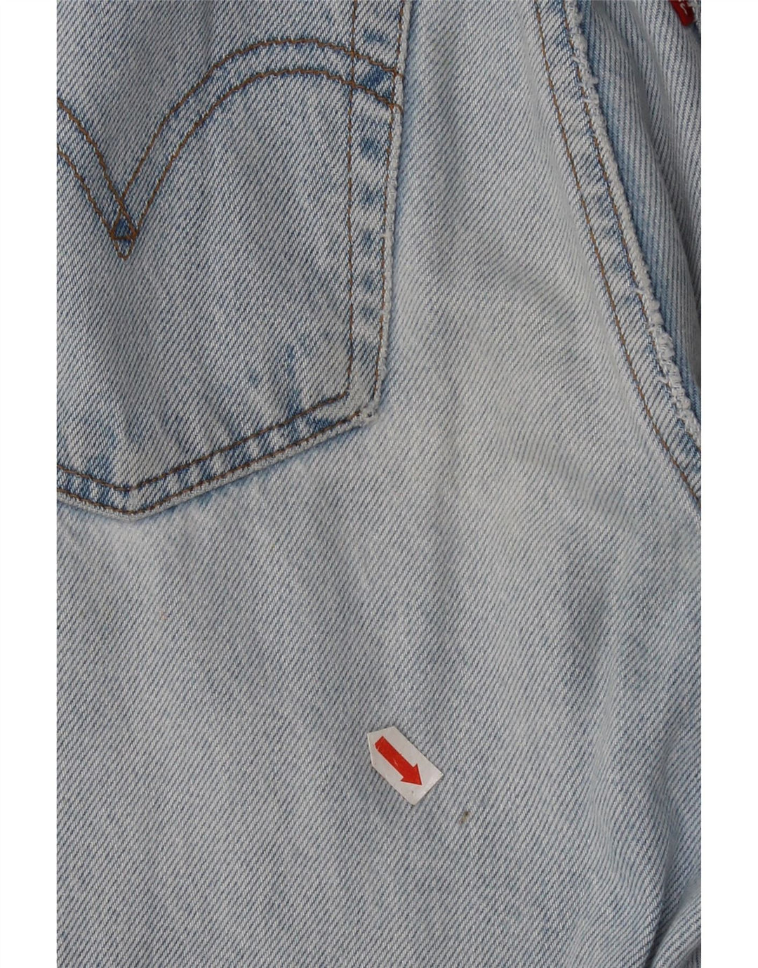 Levi's Dame Ribcage Straight Jeans W25 L29 Blå Bomuld