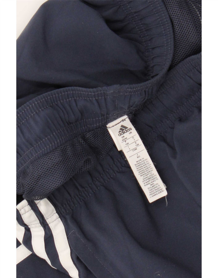 Adidas Træningsdragtsbukser til mænd UK 42/44 Large Navy Blue Polyester