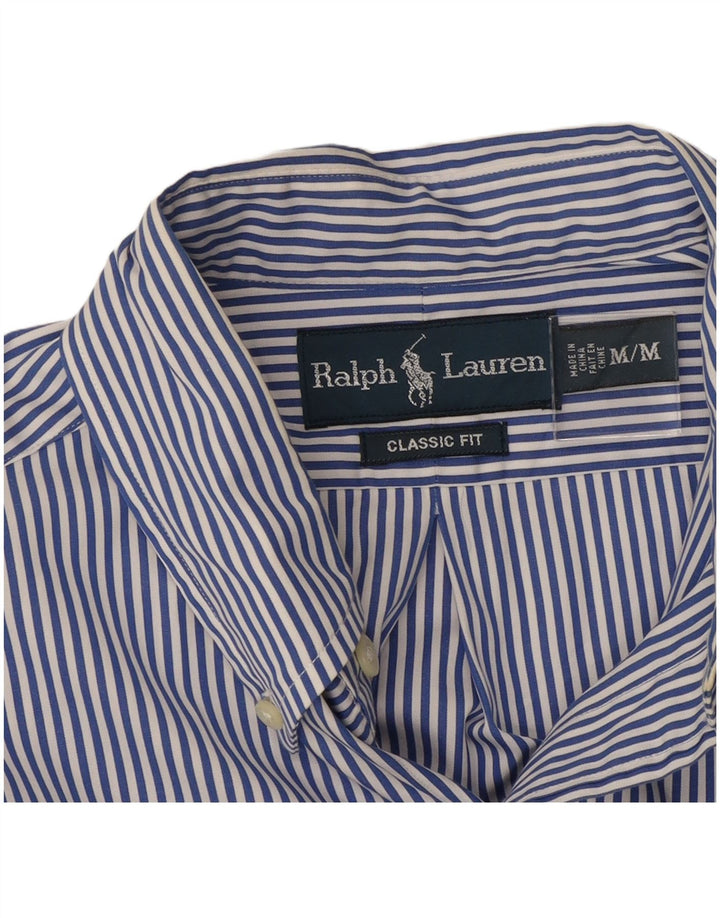 Ralph Lauren Herre Classic Fit skjorte Medium Blue Pinstripe