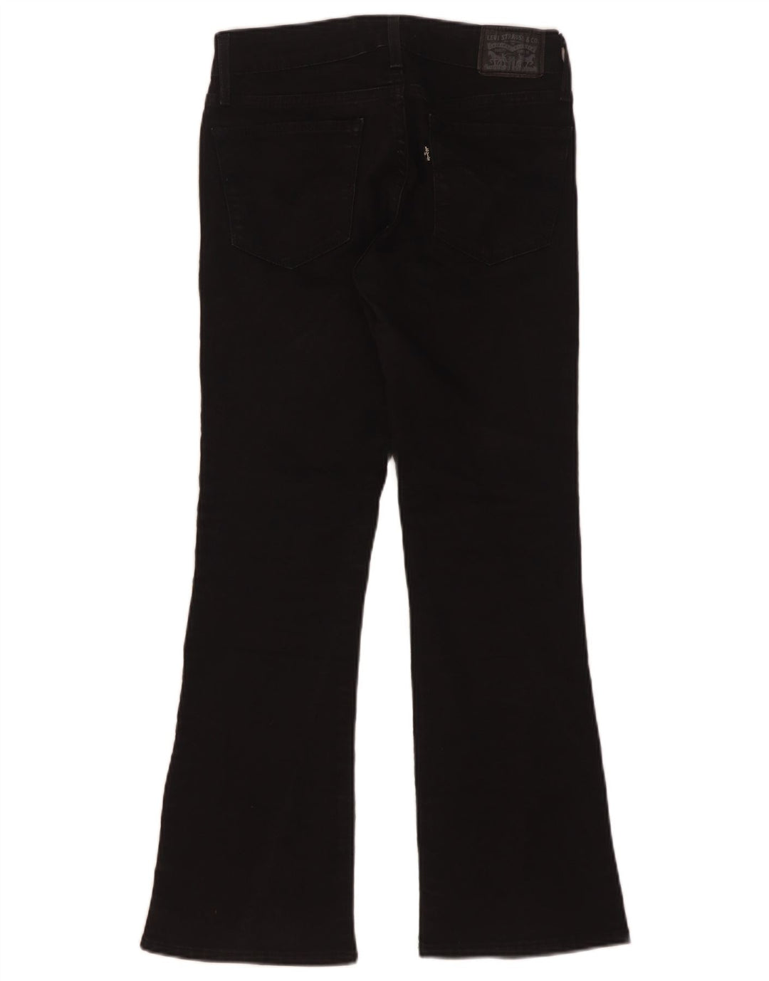 Levi's Dame 715 Bootcut Jeans W25 L27 Sort Bomuld