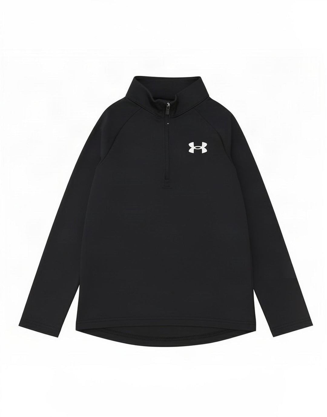 Under Armour Boys Zip Neck Pullover Træningsdragt Top 6-7 år XS Sort