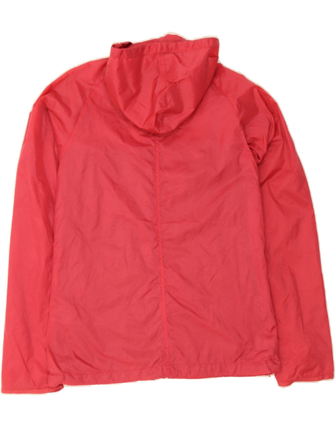 CHAMPION Womens Hooded Rain Jacket UK 16 Large Red Polyamide Vintage Champion and Second-Hand Champion from Messina Hembry 