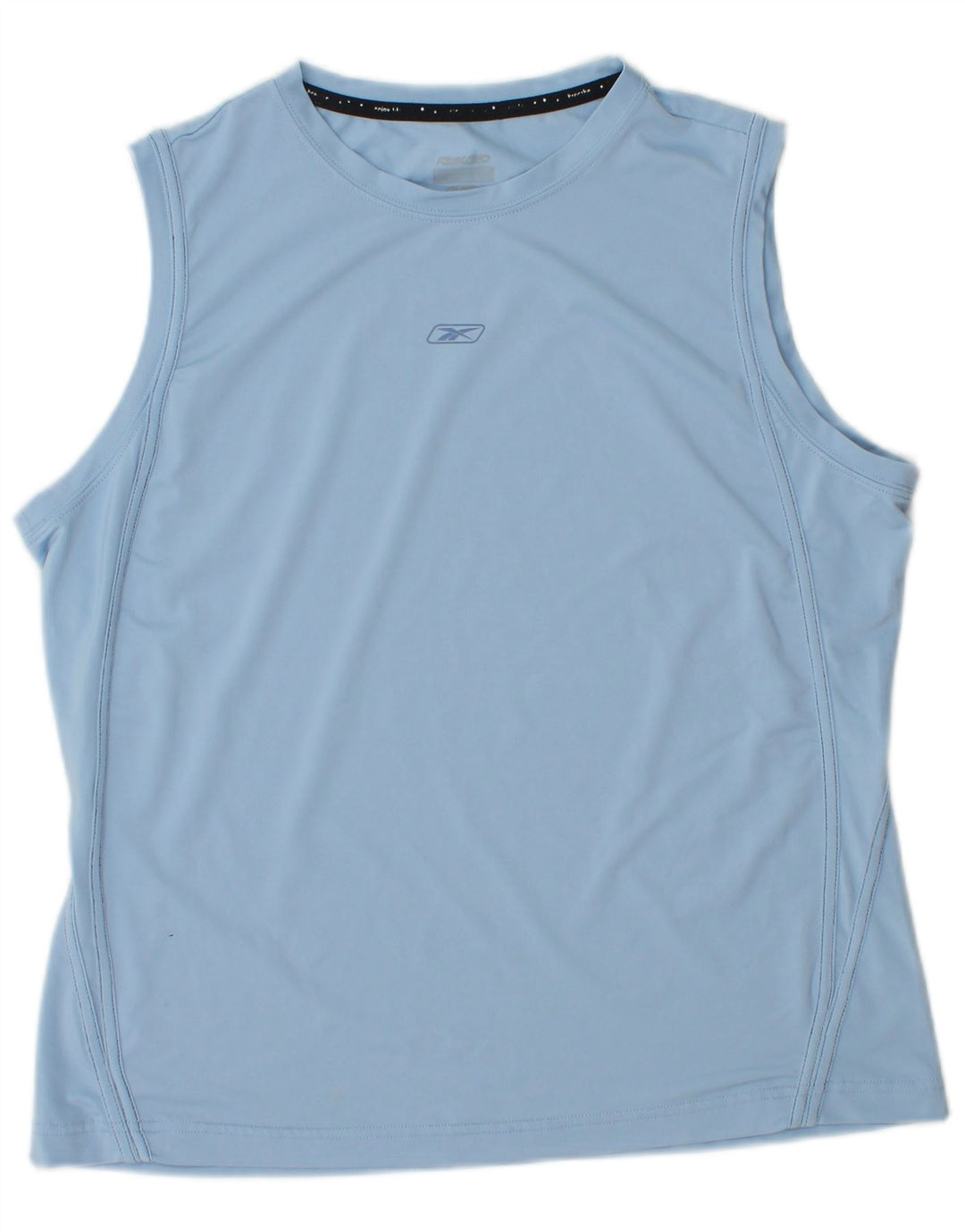 REEBOK Damevest Top UK 14 Medium Blue Polyester